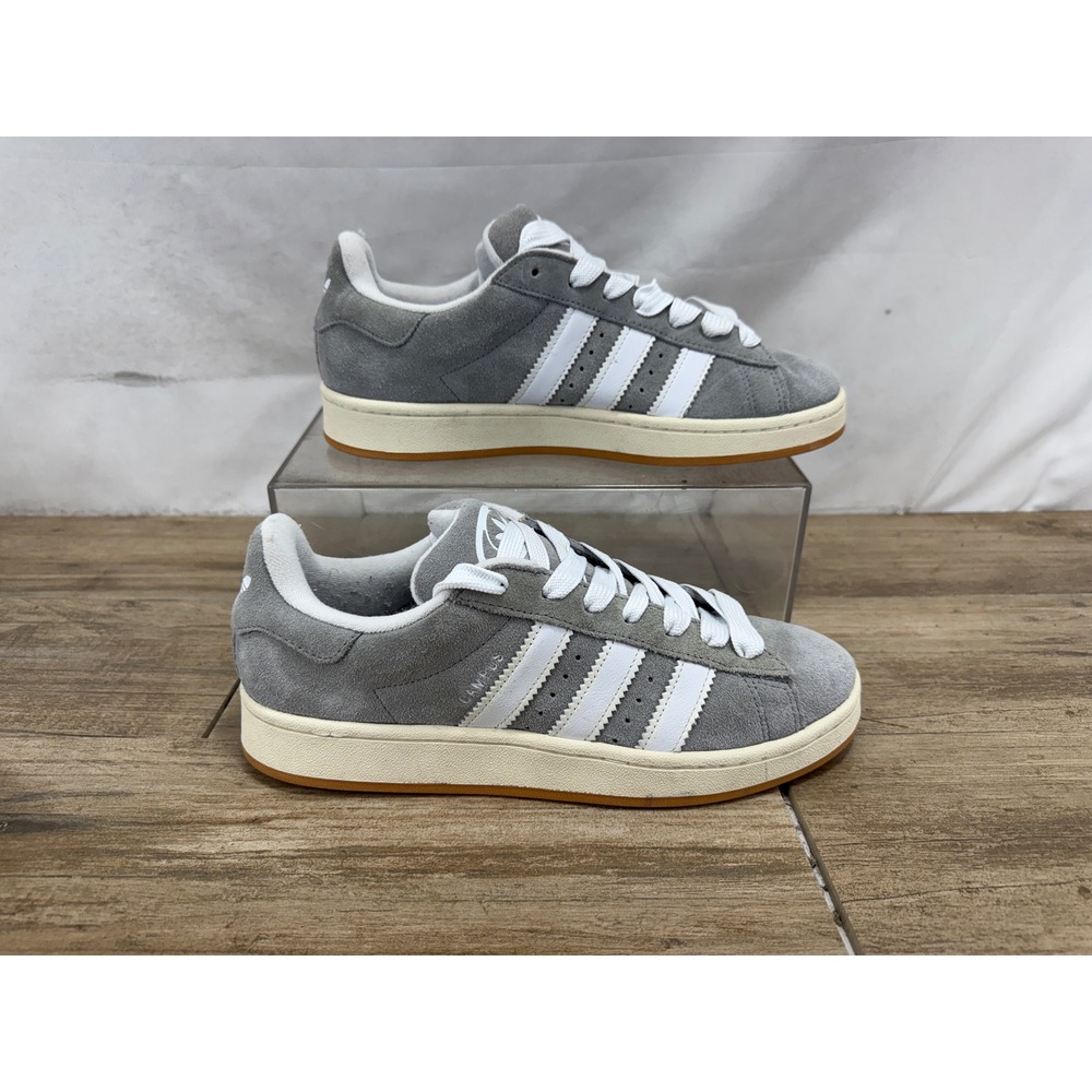Adidas Campus 00s Grey White Gum Sole Mens Sneakers HQ8707 Size 10.5
